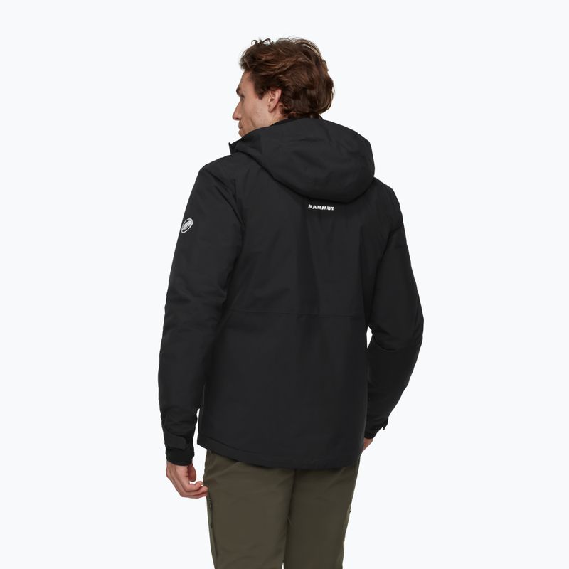 Kurtka przeciwdeszczowa męska Mammut Linard HS Thermo Hooded Jacket Men black 2