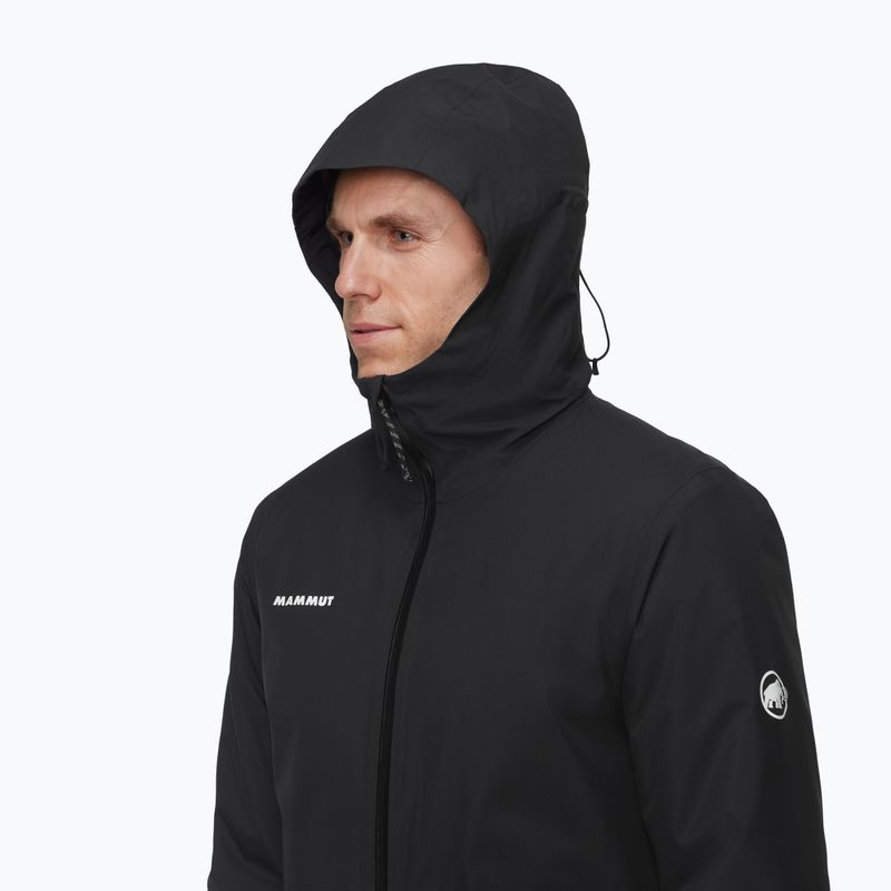 Kurtka przeciwdeszczowa męska Mammut Linard HS Thermo Hooded Jacket Men black 4