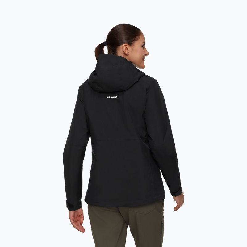Kurtka przeciwdeszczowa damska Mammut Linard HS Thermo Hooded Jacket Women black 2