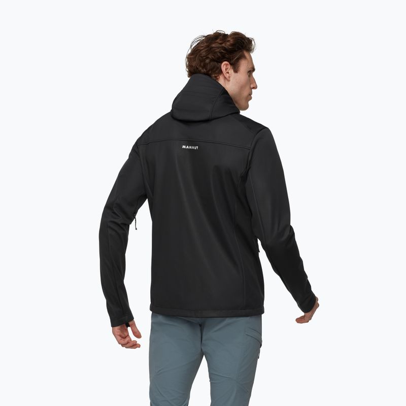 Kurtka softshell męska Mammut Ultimate VIII Softshell Hooded black 2