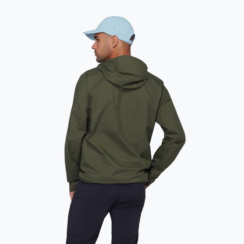 Kurtka przeciwwiatrowa męska Mammut Ducan HS Hooded dark mesh 3