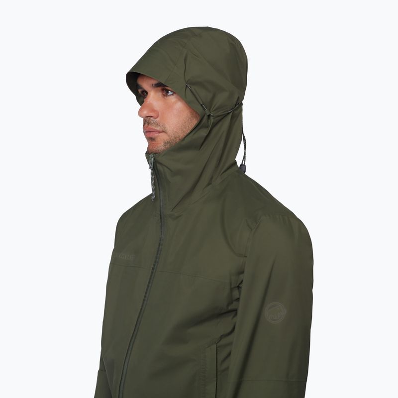 Kurtka przeciwwiatrowa męska Mammut Ducan HS Hooded dark mesh 5