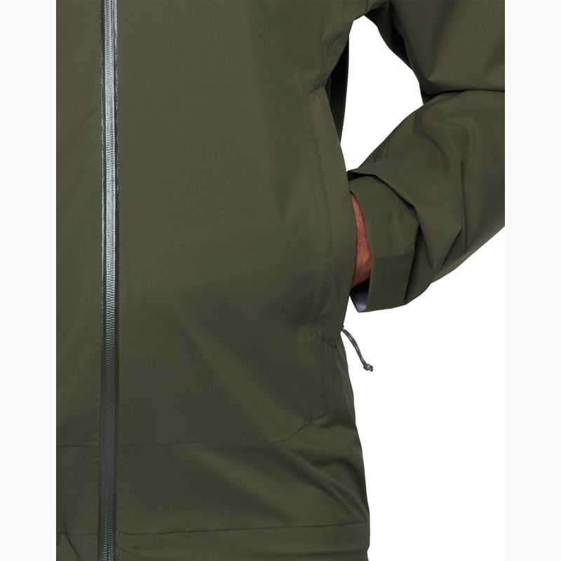 Kurtka przeciwwiatrowa męska Mammut Ducan HS Hooded dark mesh 6