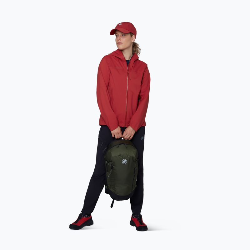 Kurtka przeciwwiatrowa damska Mammut Ducan HS Hooded dark mammut red 2