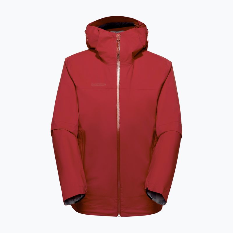 Kurtka przeciwwiatrowa damska Mammut Ducan HS Hooded dark mammut red 8
