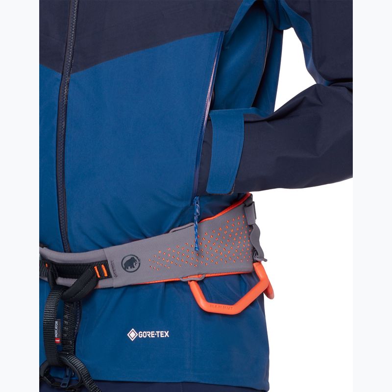 Kurtka przeciwdeszczowa męska Mammut Crater IV HS Hooded tschiel/marine 9