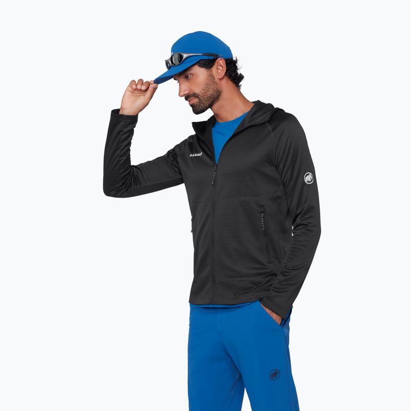 Bluza  trekkingowa męska Mammut Crag ML Hooded black 4