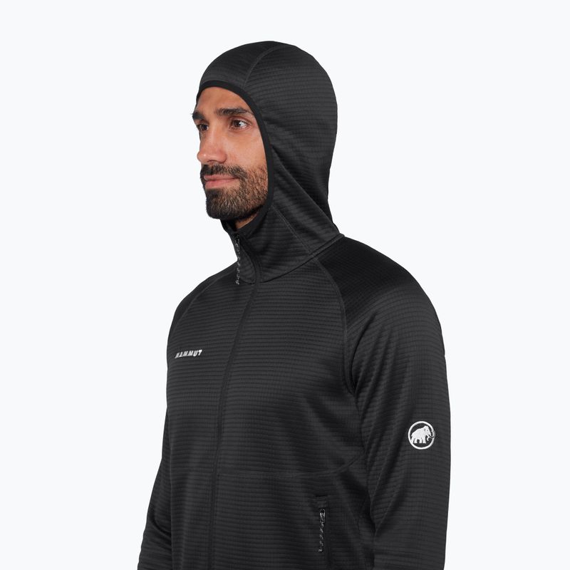 Bluza  trekkingowa męska Mammut Crag ML Hooded black 5