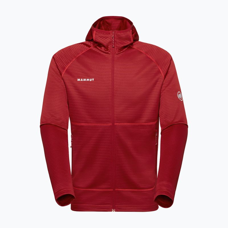 Bluza trekkingowa męska Mammut Crag ML Hooded dark mammut red 6