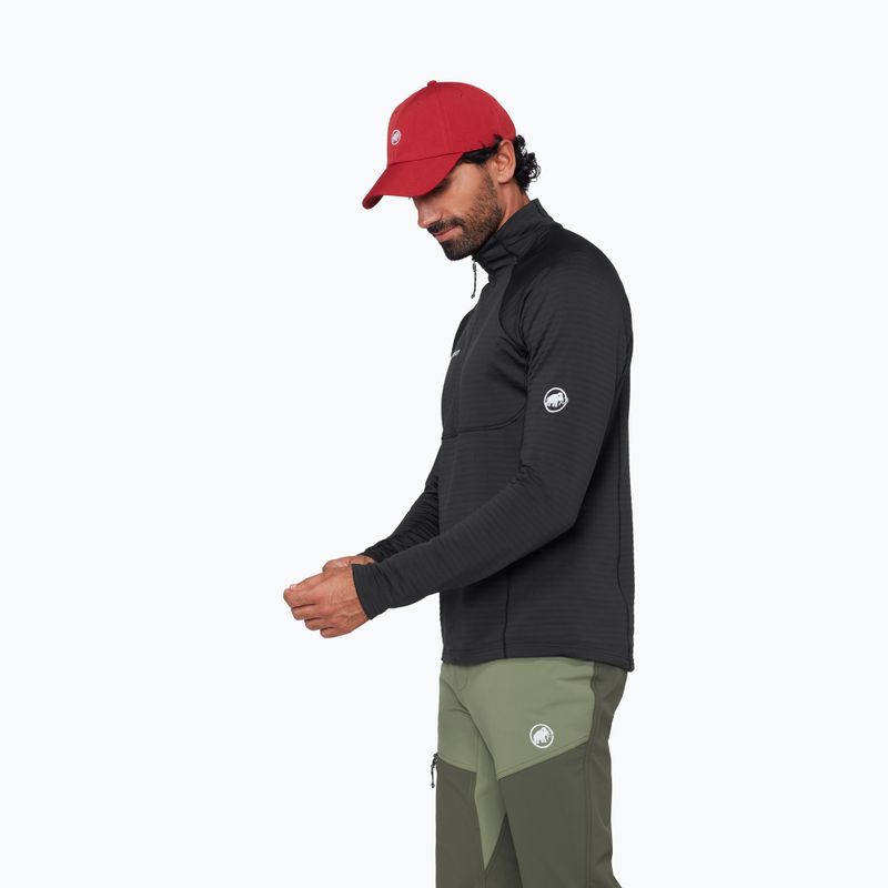 Bluza męska Mammut Taiss ML Half Zip Pull black 4