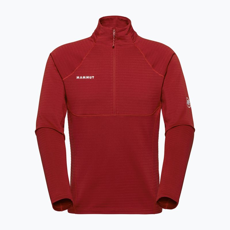 Bluza męska Mammut Taiss ML Half Zip Pull dark mammut red 5