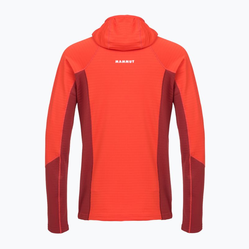 Bluza męska Mammut Taiss ML Hooded mammut red/dark mammut 2