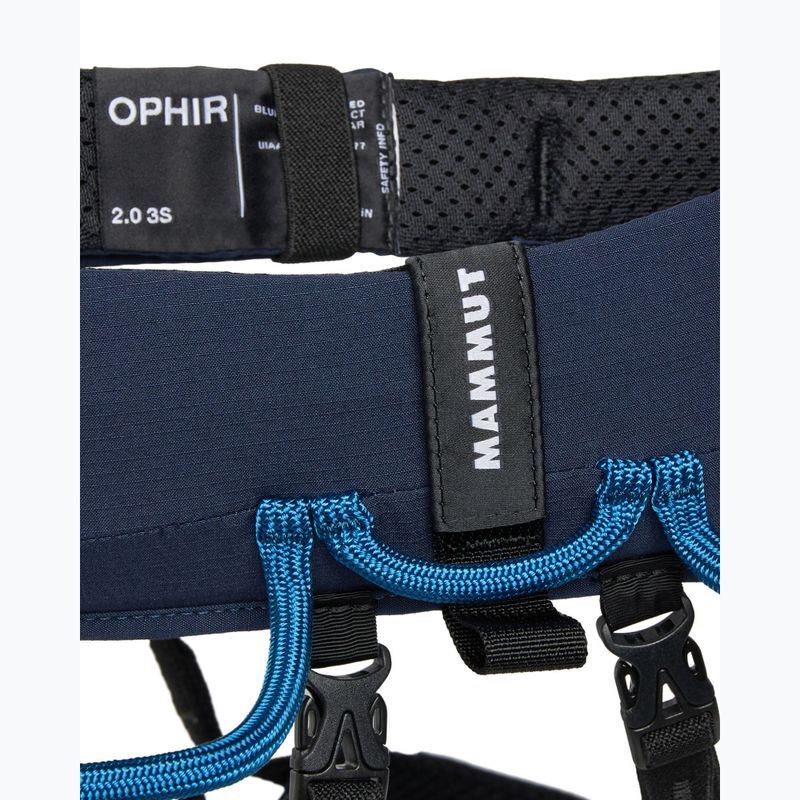 Uprząż wspinaczkowa Mammut Ophir 3 Slide 2.0 Harness marine/sapphire 4