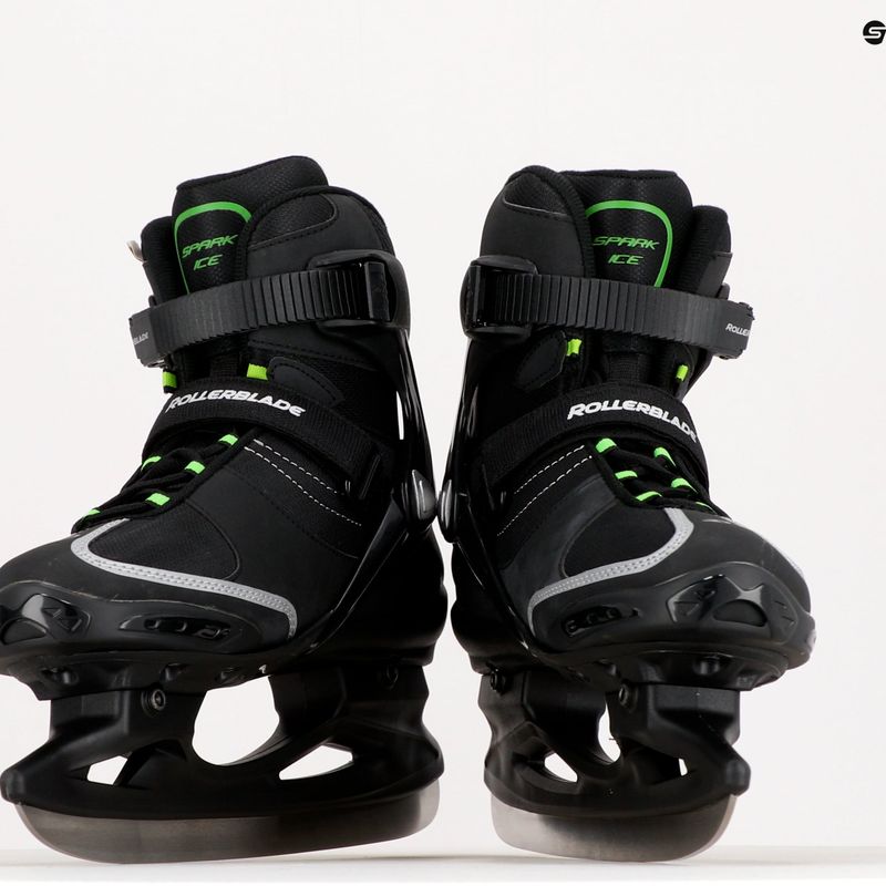 Łyżwy męskie Rollerblade Spark Ice nero verde 9