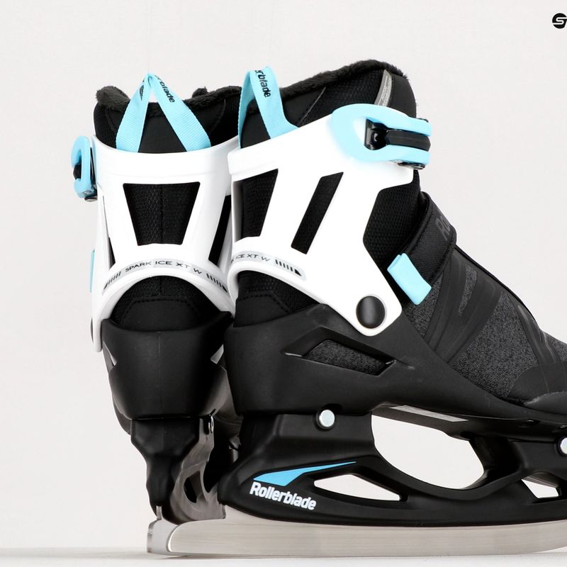 Łyżwy damskie Rollerblade Spark XT W black/light blue 8