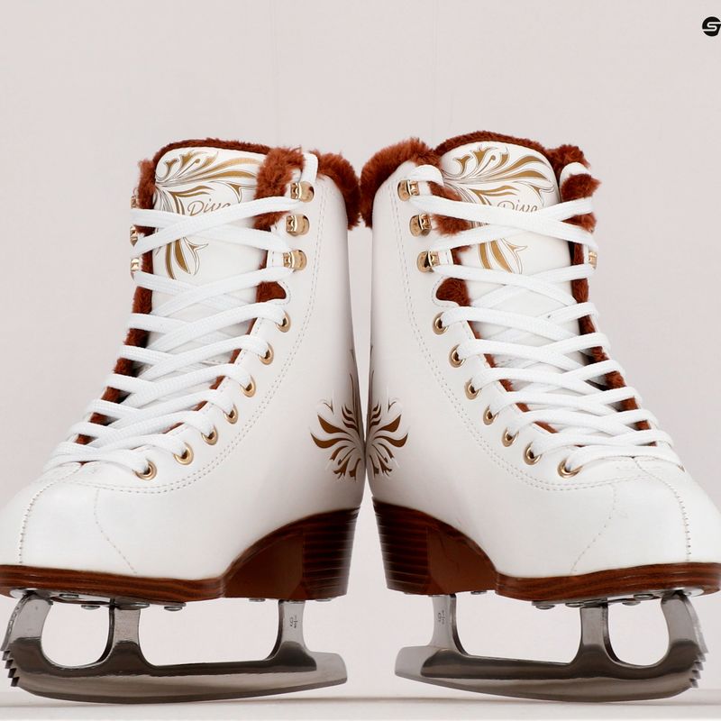 Łyżwy figurowe damskie Rollerblade Diva W white/brown 9