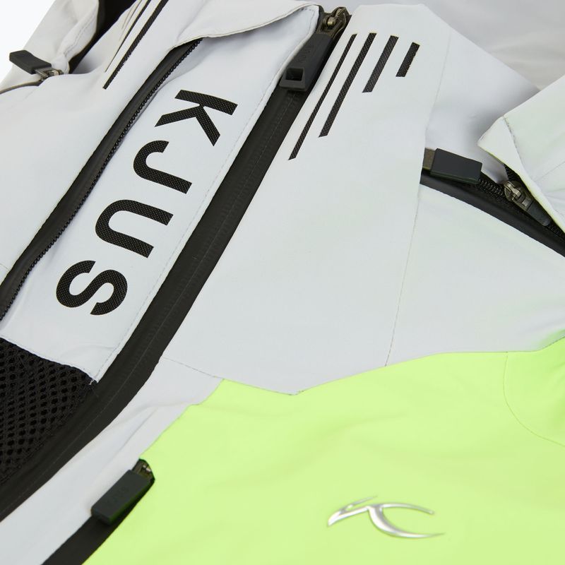 Kurtka narciarska męska KJUS Ligety alloy/limelight 3