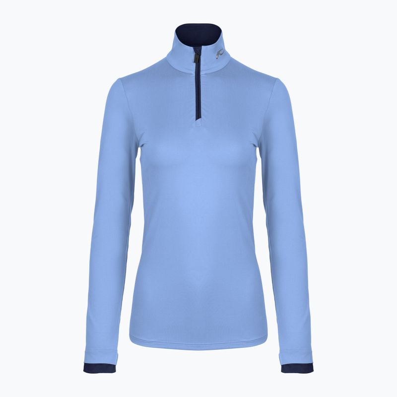 Bluza narciarska damska KJUS Feel Midlayer Half Zip blue opal