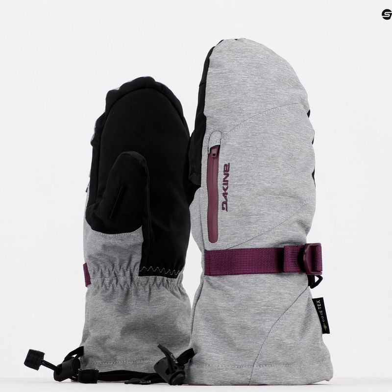 Rękawice snowboardowe damskie Dakine Sequoia Gore-Tex Mitt silver grey 11