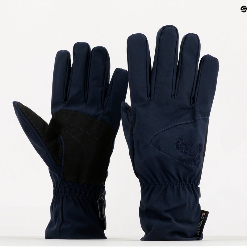 Rękawiczki trekkingowe Jack Wolfskin Stormlock Highloft night blue 6