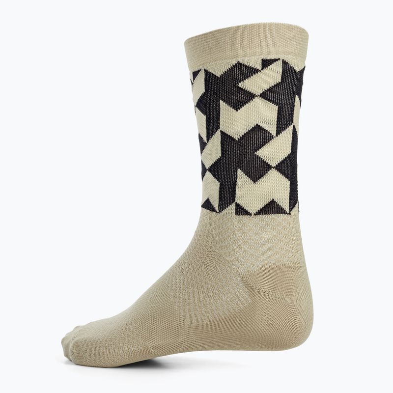 Skarpety ASSOS Monogram EVO moon sand 2