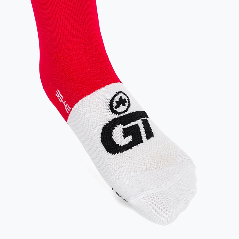 Skarpety rowerowe ASSOS GT C2 lunar red 3