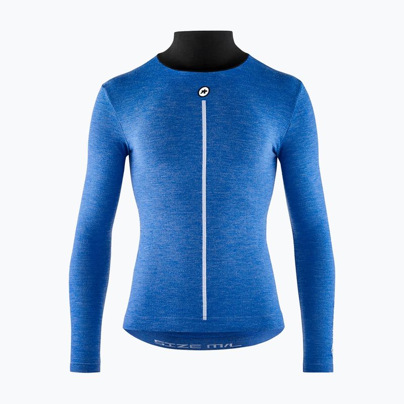 Longsleeve rowerowy męski ASSOS Ultraz Winter Skin Layer P1 calypso blu 8