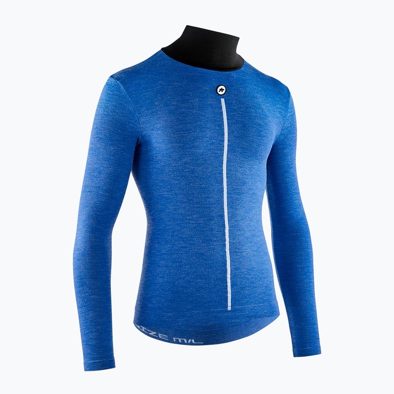 Longsleeve rowerowy męski ASSOS Ultraz Winter Skin Layer P1 calypso blu 10
