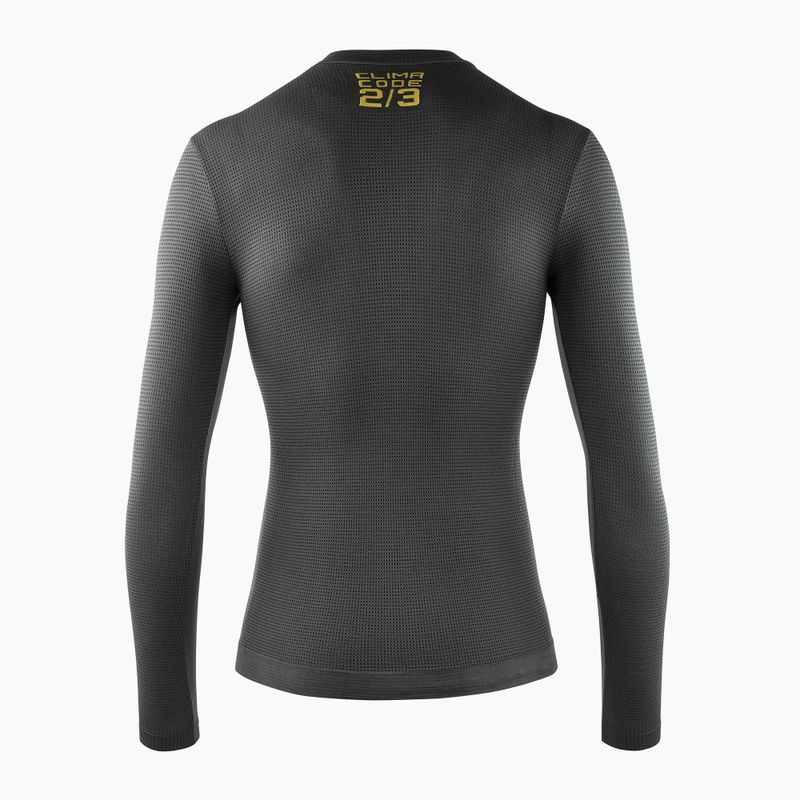 Longsleeve rowerowy męski ASSOS Spring Fall Skin Layer P1 anthracite grey 2