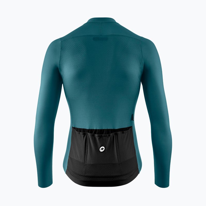 Longsleeve rowerowy męski ASSOS Mille GT S11 foundation green 2