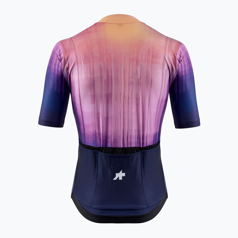 Koszulka rowerowa męska ASSOS Equipe R S11 Surface violet trip 2