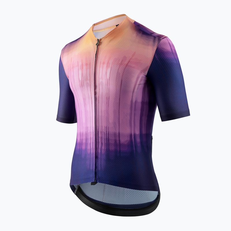 Koszulka rowerowa męska ASSOS Equipe R S11 Surface violet trip 4