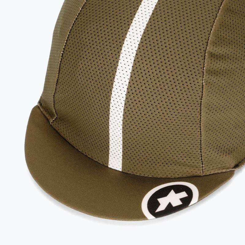 Czapka z daszkiem rowerowa ASSOS Cap terra sand 3