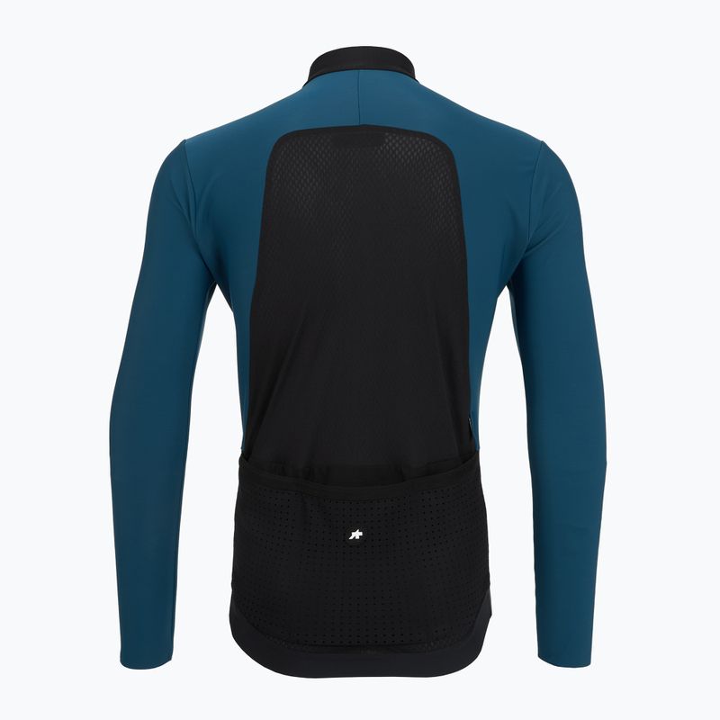 Longsleeve rowerowy męski ASSOS Equipe R S11 Spring Fall petrol blue 2