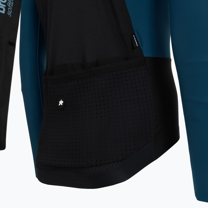 Longsleeve rowerowy męski ASSOS Equipe R S11 Spring Fall petrol blue 5