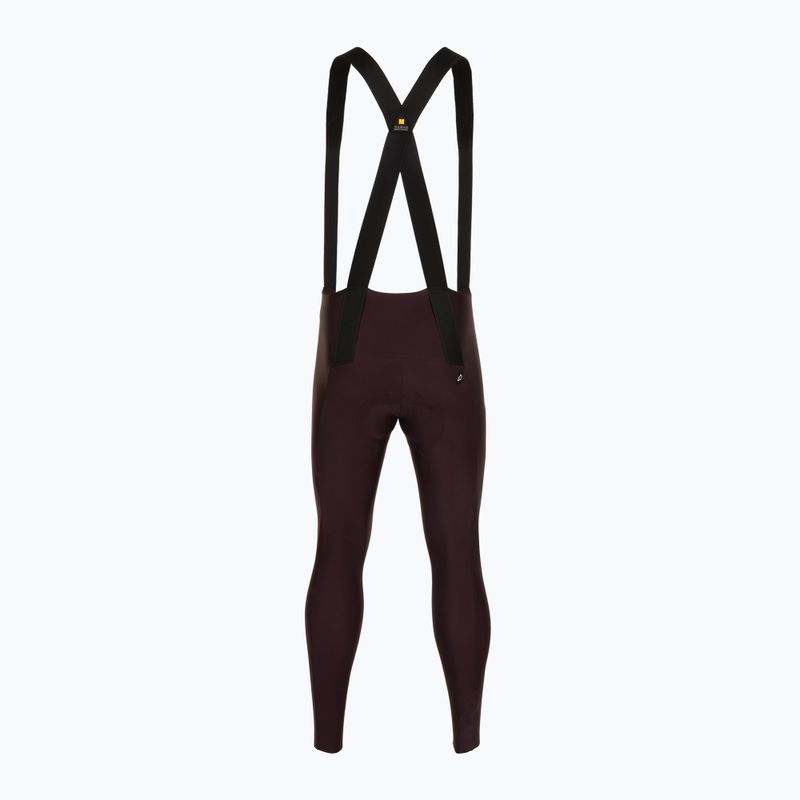 Spodnie rowerowe męskie ASSOS Mille GT Bib Tights S11 mulberry brown 2