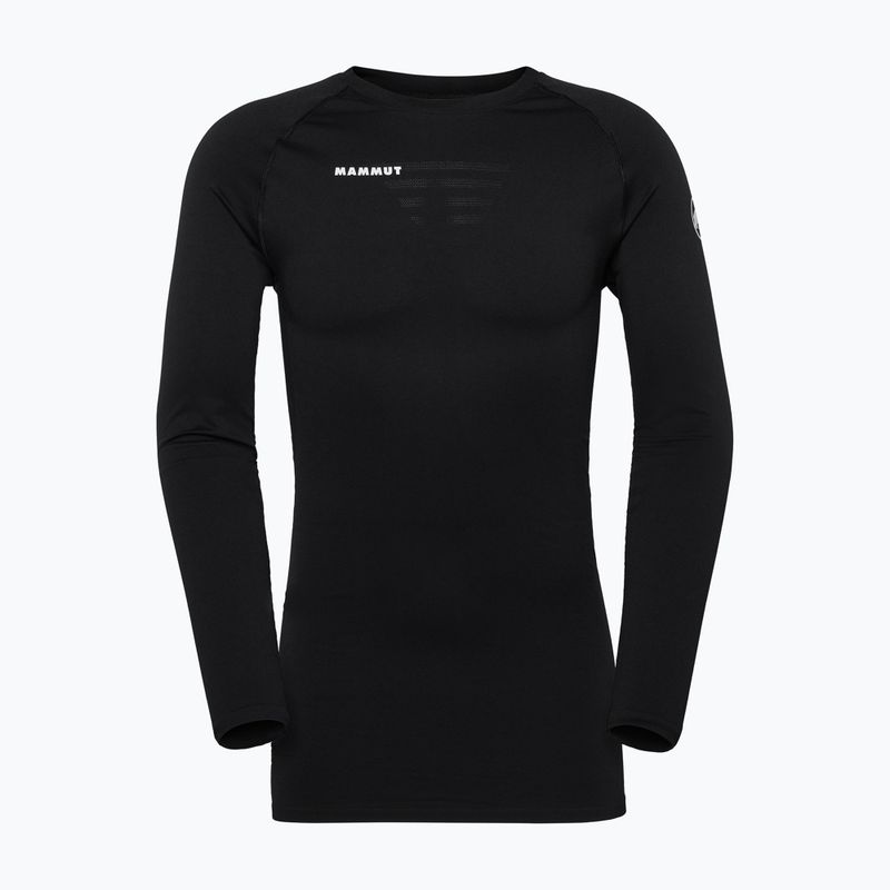 Bluza termoaktywna męska Mammut All-Mountain Seamless BL Mid black/white 4