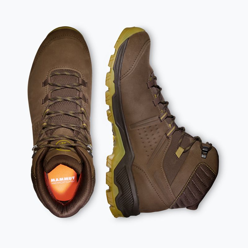 Buty turystyczne Mammut Mercury IV Mid GTX Men moor/amber green 4