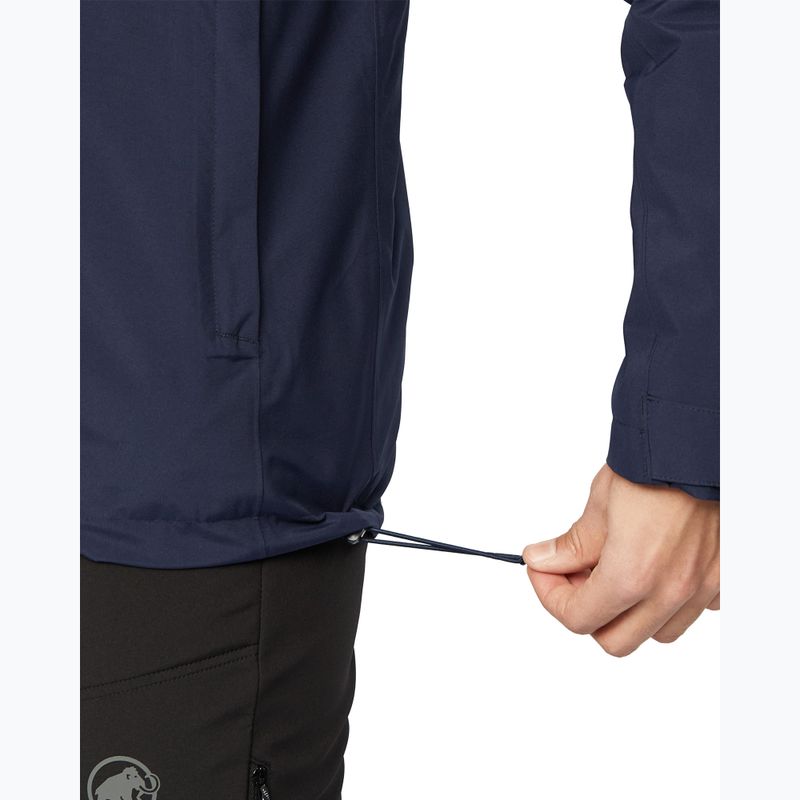 Kurtka przeciwdeszczowa męska Mammut Linard HS Thermo Hooded Jacket Men marine 7