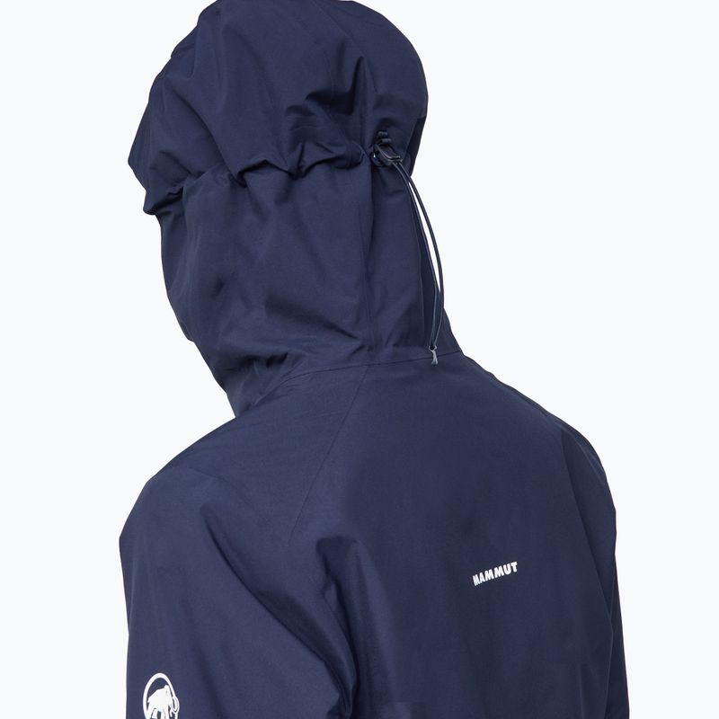 Kurtka przeciwdeszczowa damska Mammut Linard HS Thermo Hooded Jacket Women marine 6