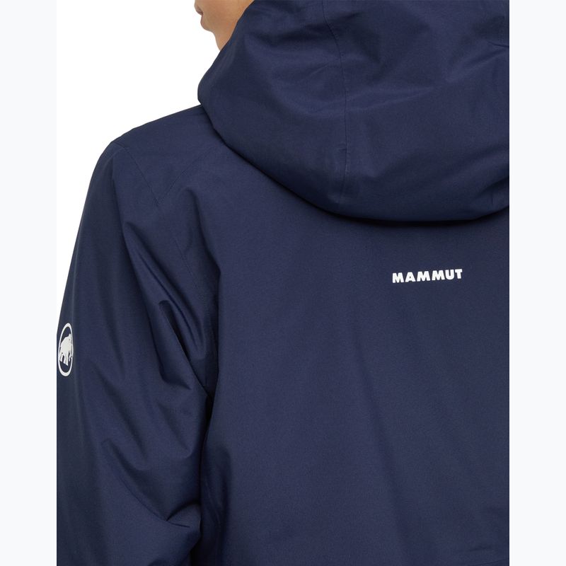 Kurtka przeciwdeszczowa damska Mammut Linard HS Thermo Hooded Jacket Women marine 8