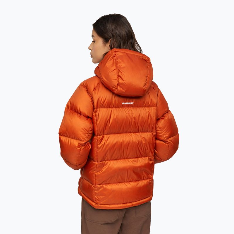 Kurtka puchowa damska Mammut Glacier Glow IN Hooded autumn larice 3