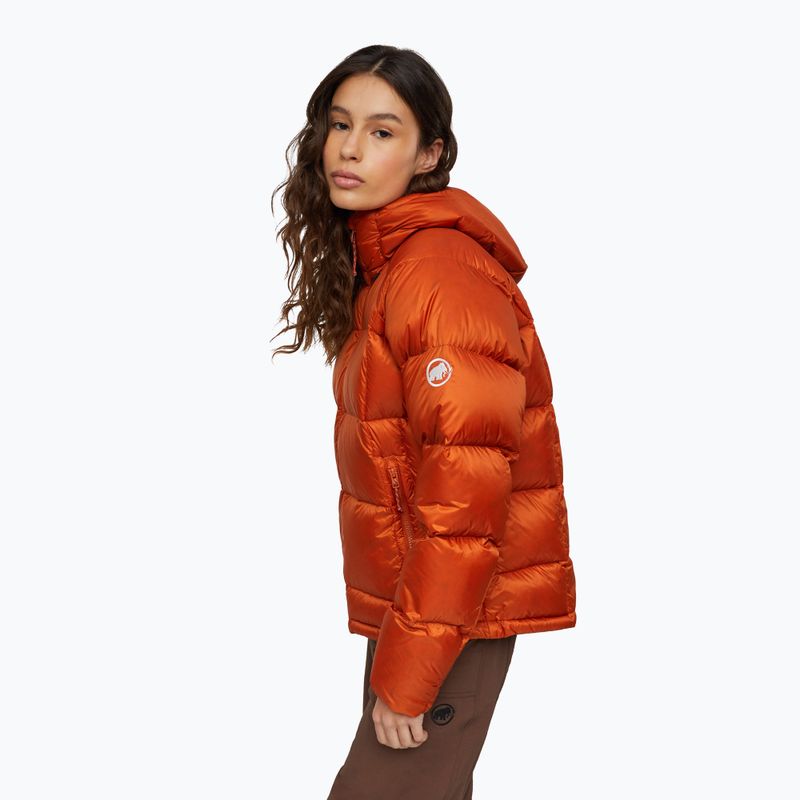Kurtka puchowa damska Mammut Glacier Glow IN Hooded autumn larice 4