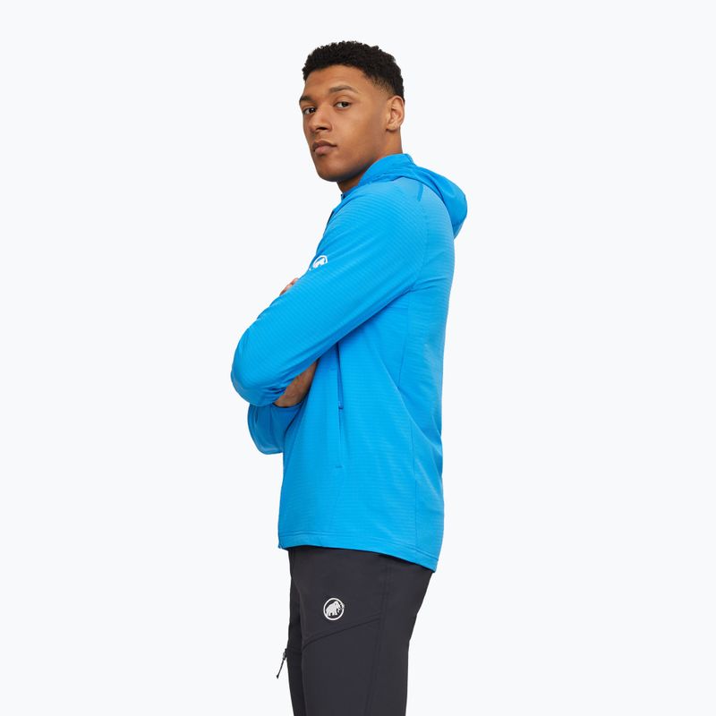 Bluza trekkingowa męska Mammut Madris Light ML Hooded Jacket Men glacier blue/marine 4