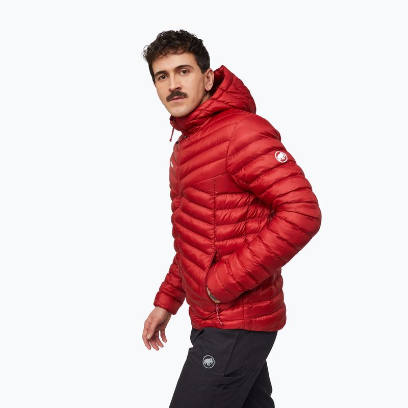 Kurtka ocieplana męska Mammut Albula IN Hooded Jacket Men dark mammut red 4