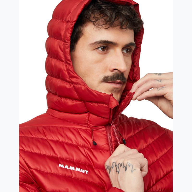 Kurtka ocieplana męska Mammut Albula IN Hooded Jacket Men dark mammut red 5