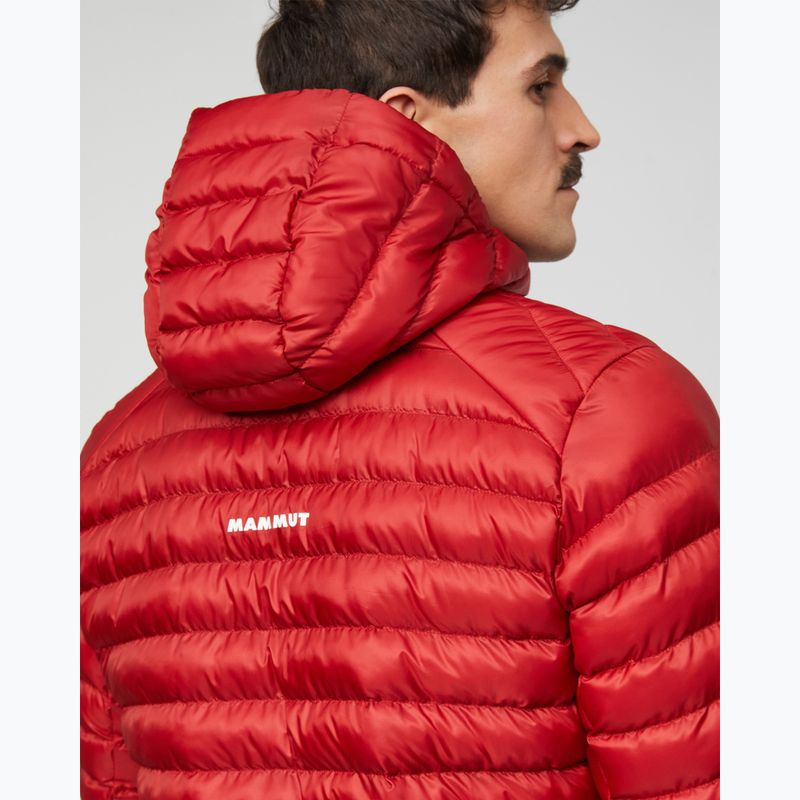 Kurtka ocieplana męska Mammut Albula IN Hooded Jacket Men dark mammut red 7