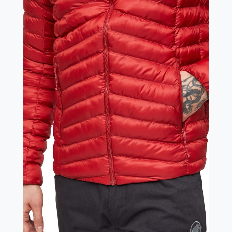 Kurtka ocieplana męska Mammut Albula IN Hooded Jacket Men dark mammut red 8