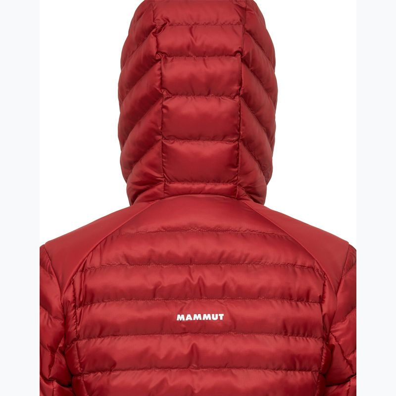 Kurtka ocieplana damska Mammut Albula IN Hooded dark mammut red 8