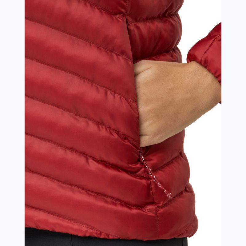Kurtka ocieplana damska Mammut Albula IN Hooded dark mammut red 10